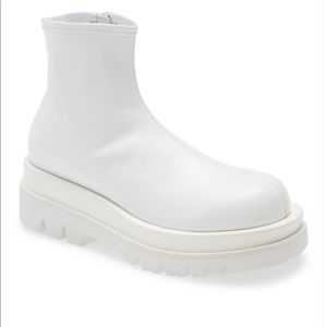 Jeffrey Campbell Tanker Boot White